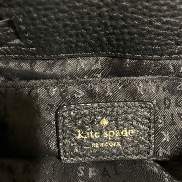 Black Late Spade bucket bag - Picture 6 of 8